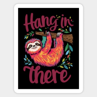 Funny Sloth Hanging Sticker
